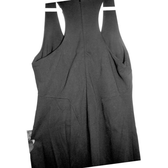 Boston Proper Women's Black Stretch Bodycon Dress Size 12 Cocktail Party - Picture 3 of 7